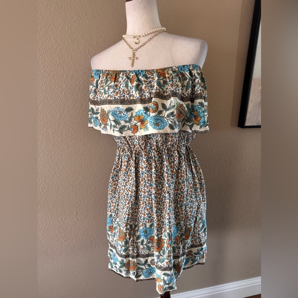 🆕Off the shoulder boho dress - Picture 5 of 6